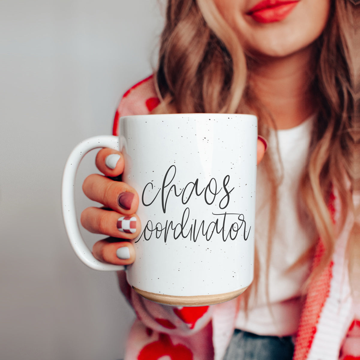 Chaos 16oz Ceramic Coffee Mug Funny Chaos Coordinator Mug For Busy Parents And Office