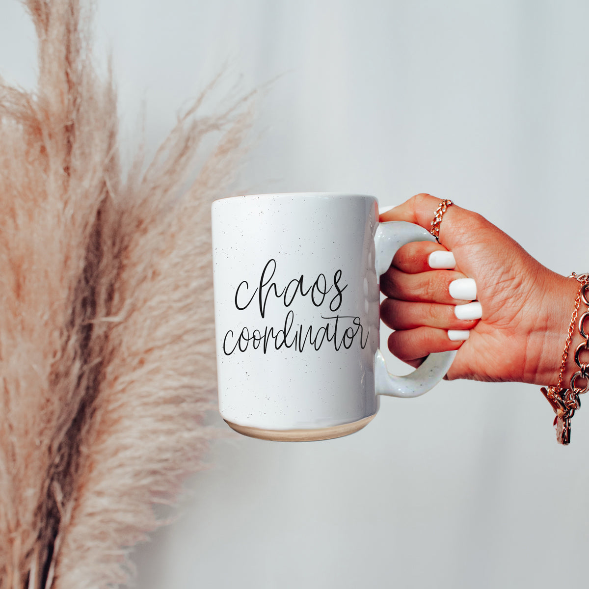 Chaos 16oz Ceramic Coffee Mug Funny Chaos Coordinator Mug For Busy Parents And Office
