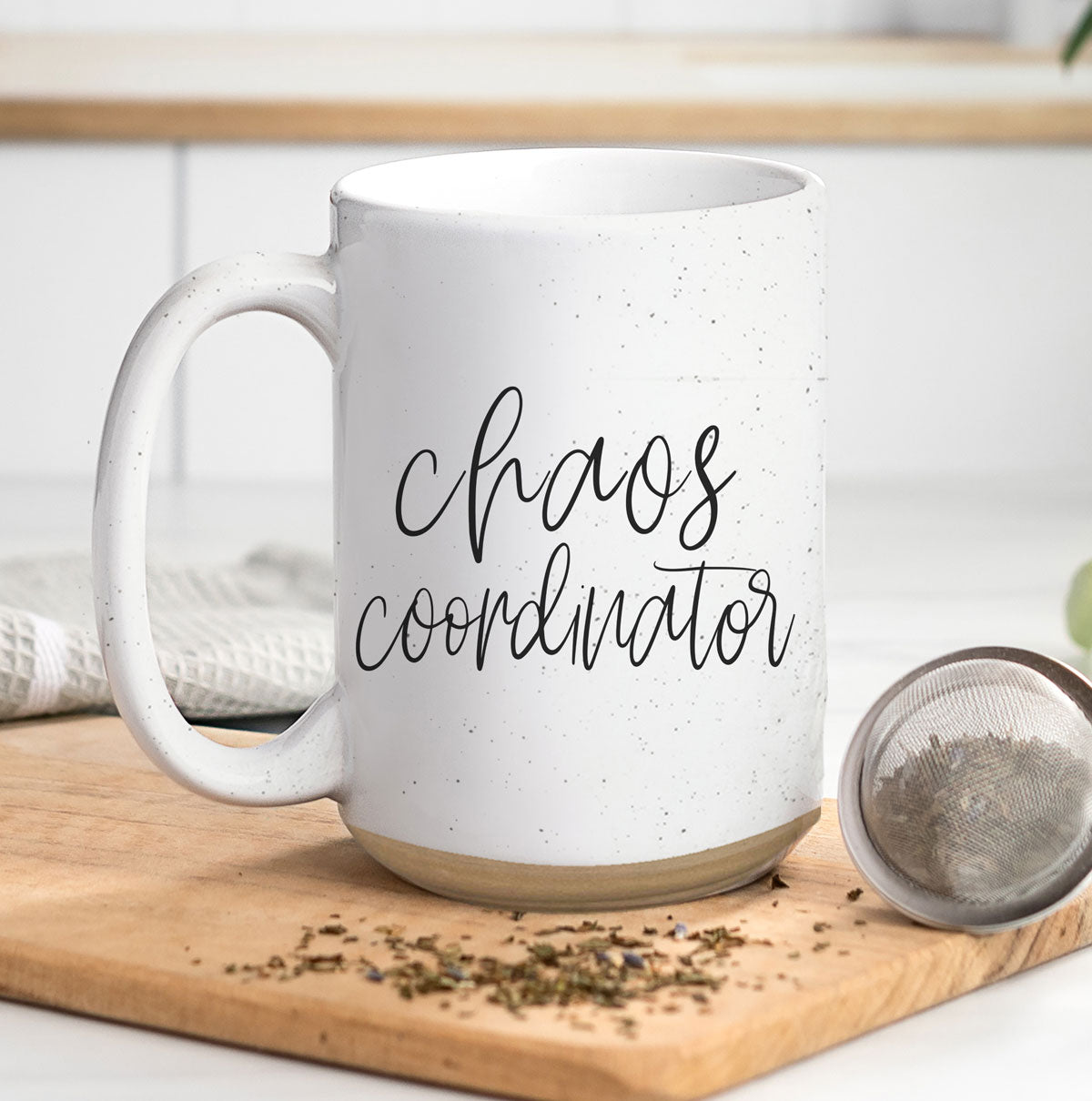 Chaos 16oz Ceramic Coffee Mug Funny Chaos Coordinator Mug For Busy Parents And Office