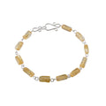 Citrine Sterling Silver Bracelet Natural Gemstone Handmade