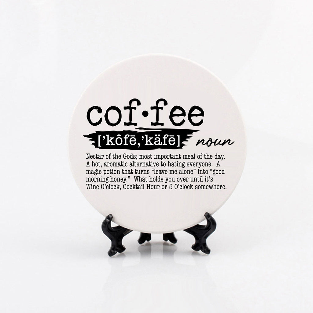 Funny Drink Definition Coasters Set Dictionary Quote Coasters For Bar And Countertop Decor