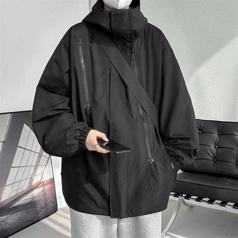 Spring And Autumn Waterproof Windproof New Men's Outdoor Sports On Foot Mountaineering Shell Jacket