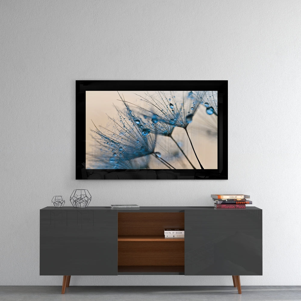 Dandelions Glass Wall Art
