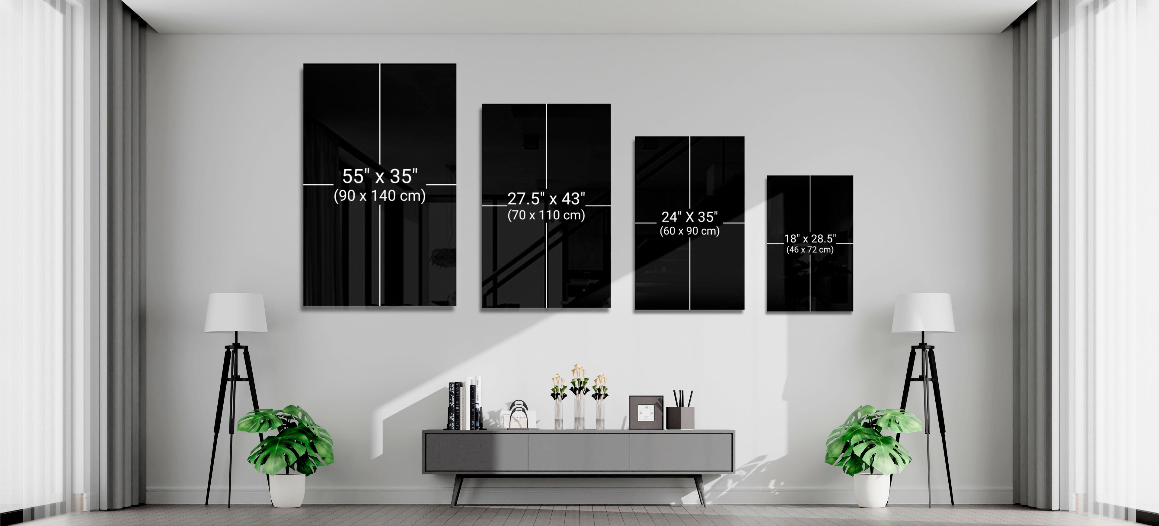 The City Glass Wall Art