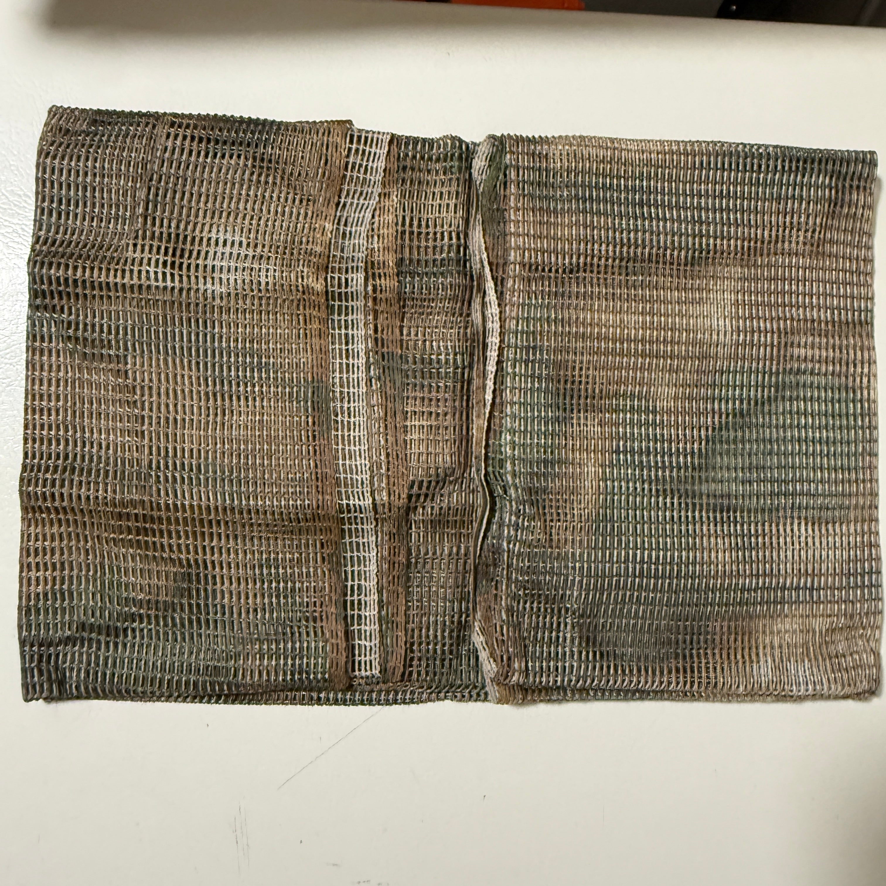 Woodland Jungle Camo Mesh Scarf – Tactical Sniper Veil – 71" x 33" – One Size