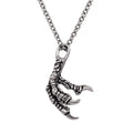 Dragon Claw Pendant Necklace Gothic Stainless Steel
