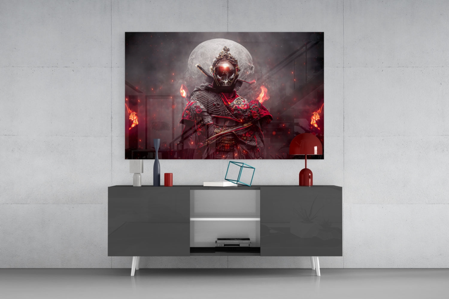Fire Fighter Glass Art  || Designer Collection