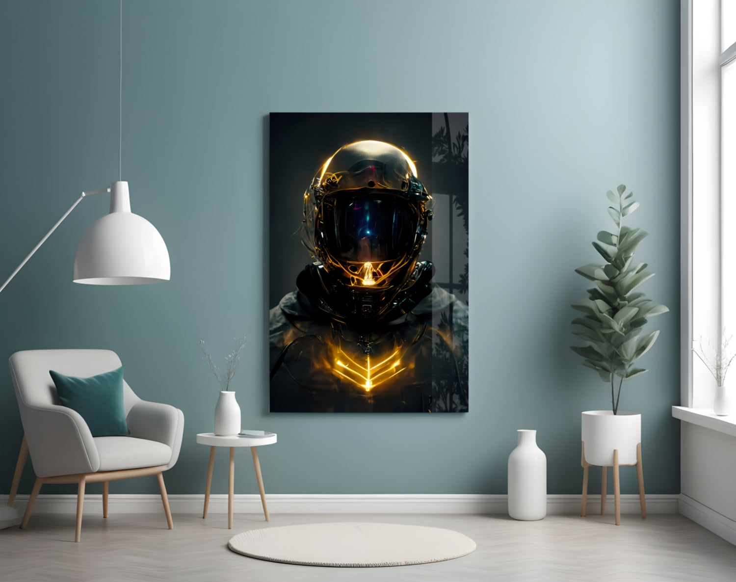 Back to the Space Glass Art  || Designer Collection