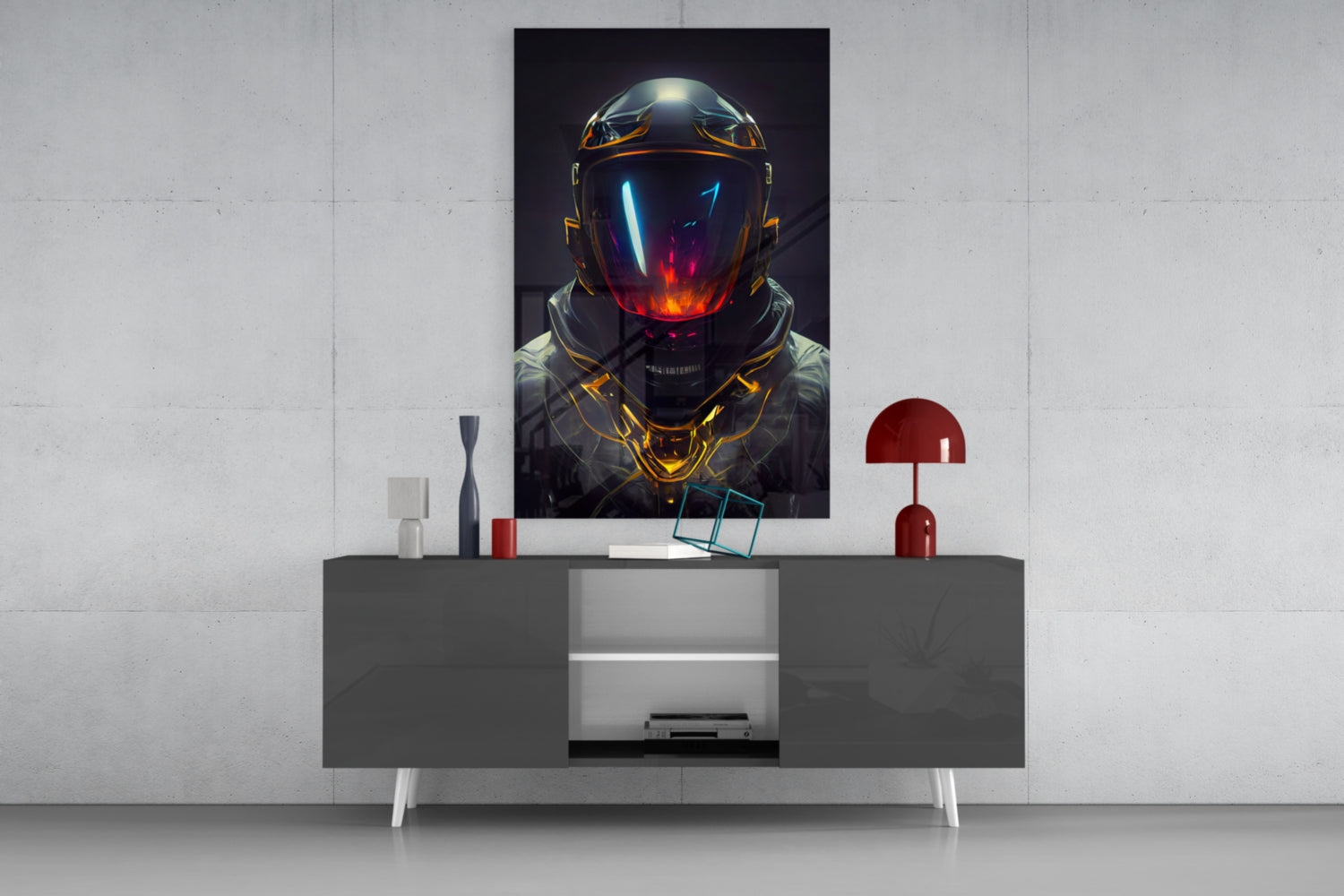 Back to the Space Glass Art  || Designer Collection