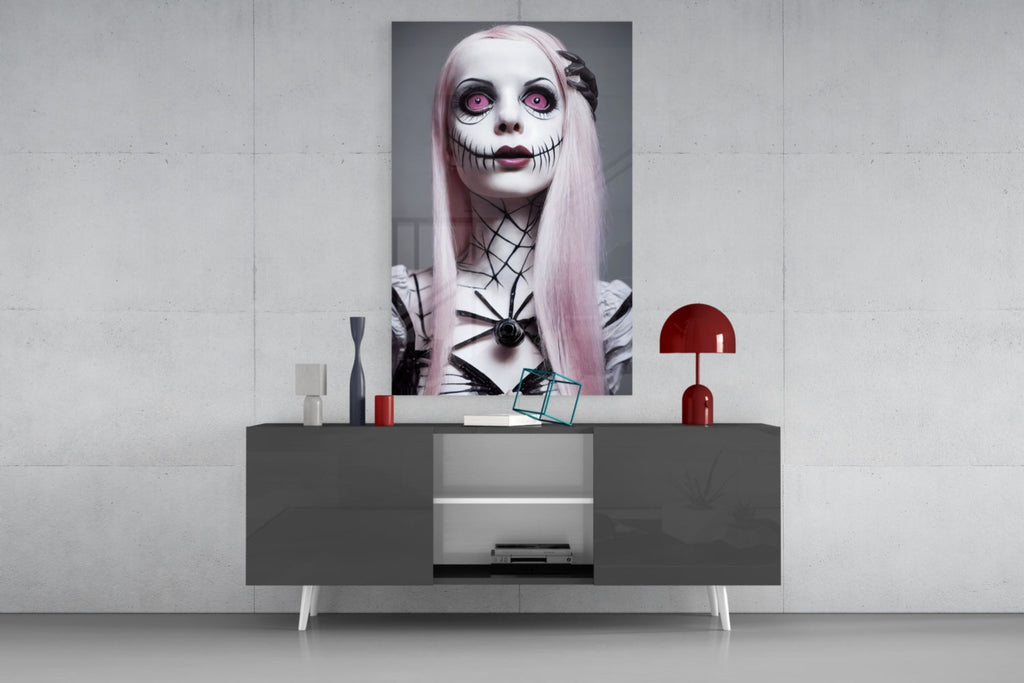 The Puppet Glass Wall Art  || Designer Collection