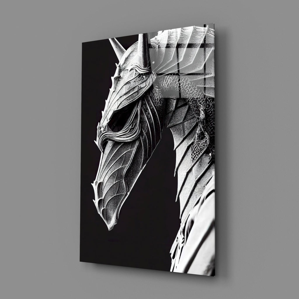 Iron Dragon Glass Art  || Designer Collection