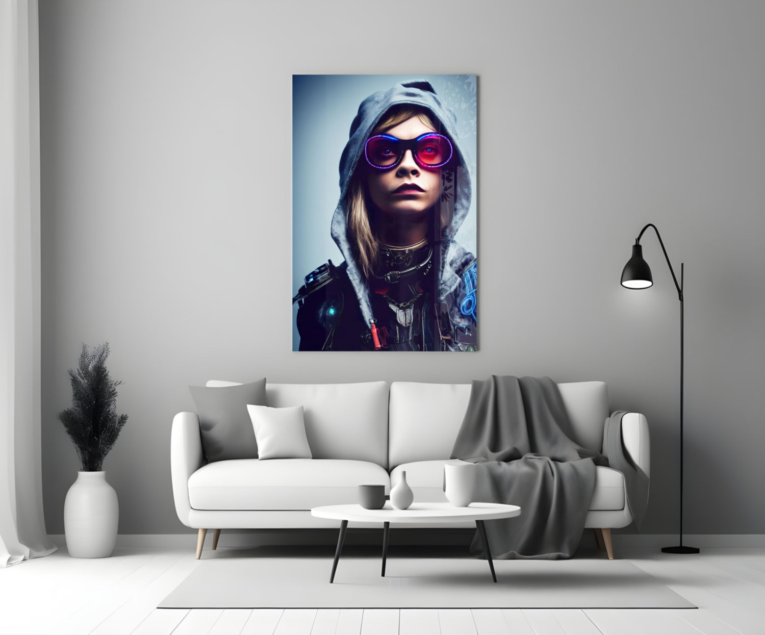Survival Glass Wall Art || Designer Collection