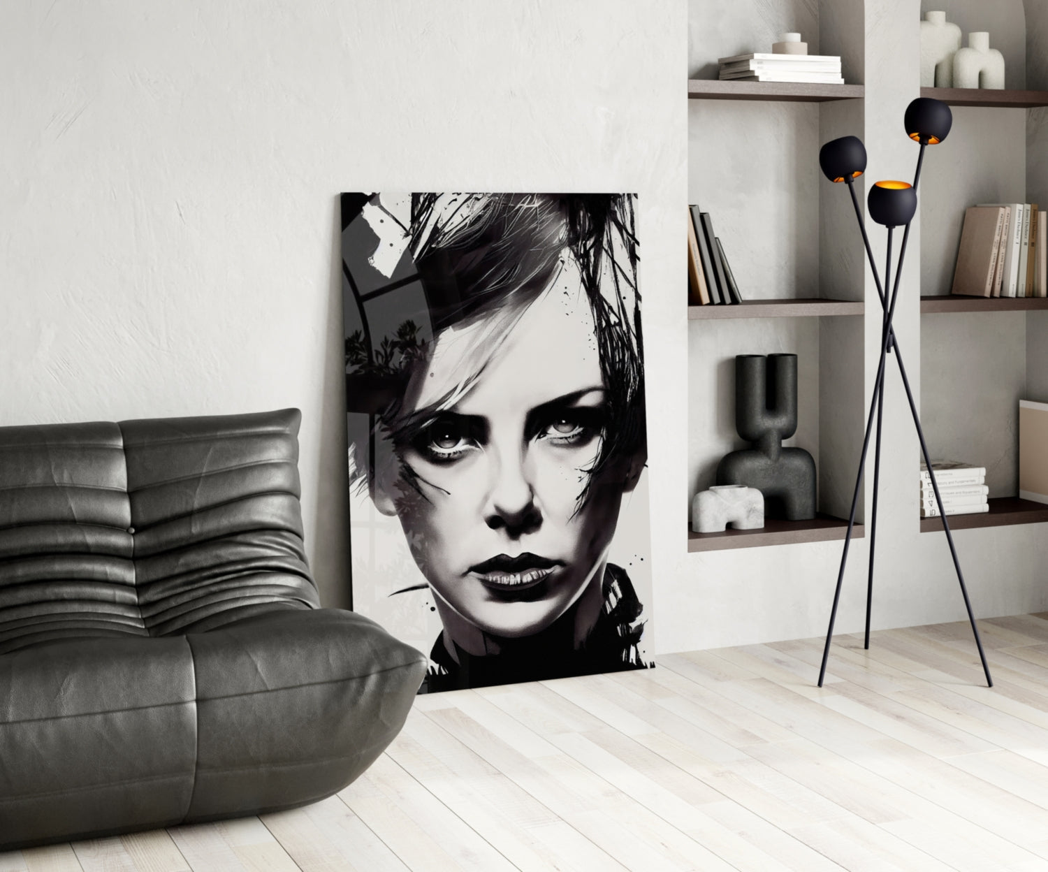 The Bellicose Glass Wall Art || Designer Collection