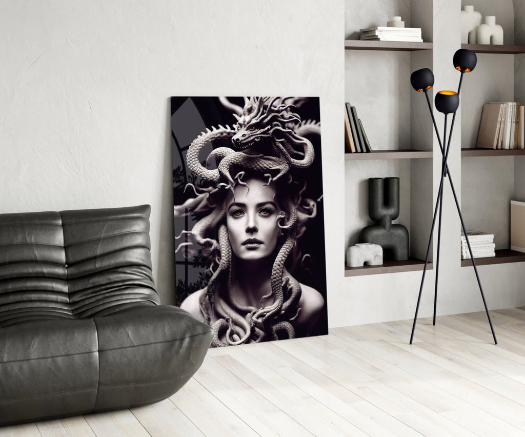 Medusa Glass Art  || Designer Collection