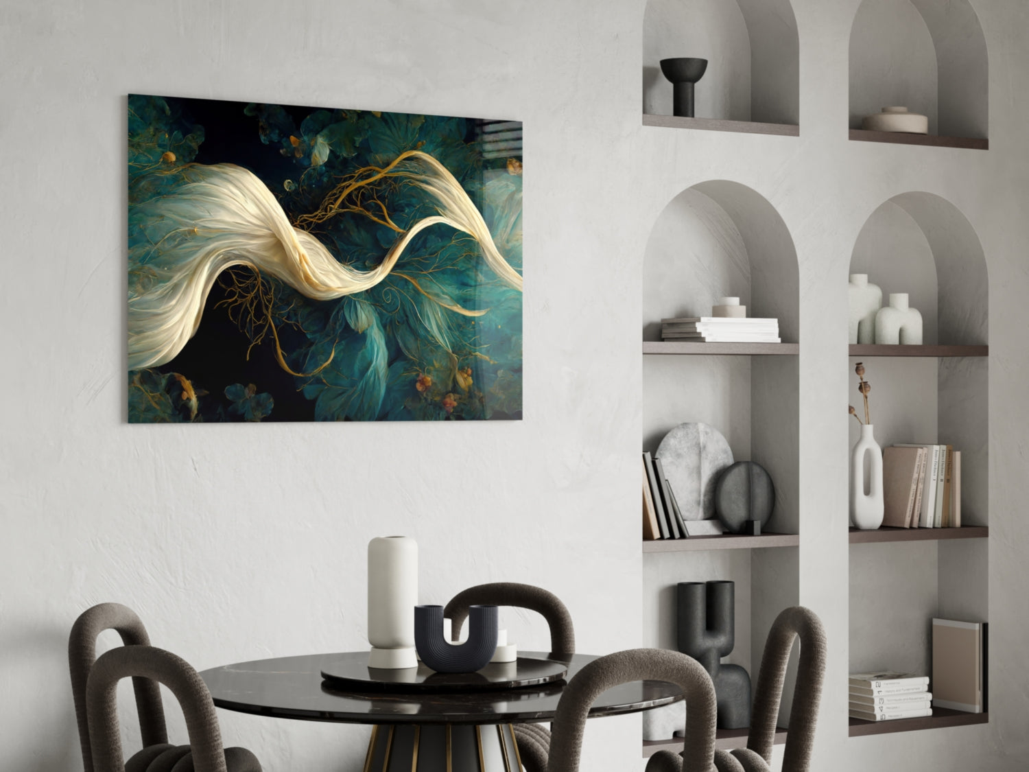 Flow of Roots Glass Art  || Designer Collection