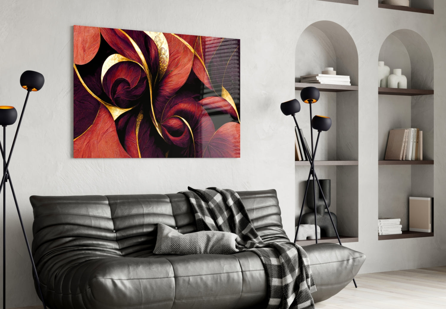 Curves Glass Art  || Designers Collection