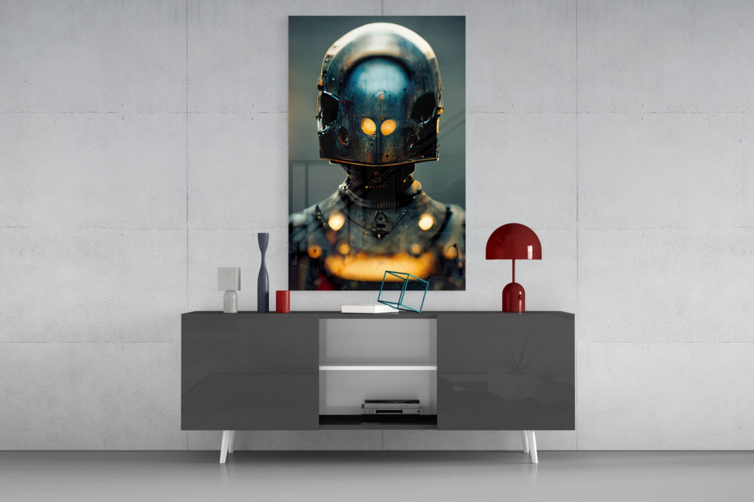 Fighter  Glass Art  || Designer Collection