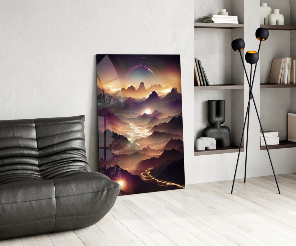 Lavas Glass Wall Art  || Designer Collection