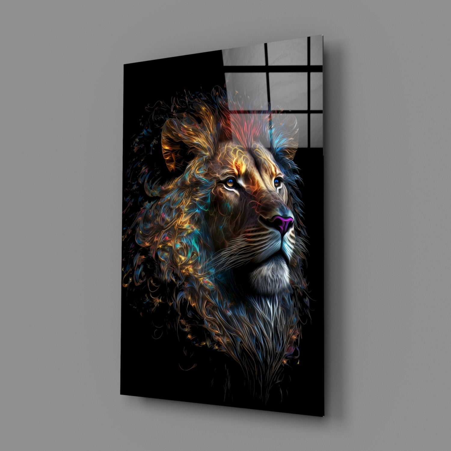 Sparkling Glory Glass Wall Art  || Designer Collection