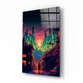 Walk to the New Life Glass Wall Art  || Designers Collection