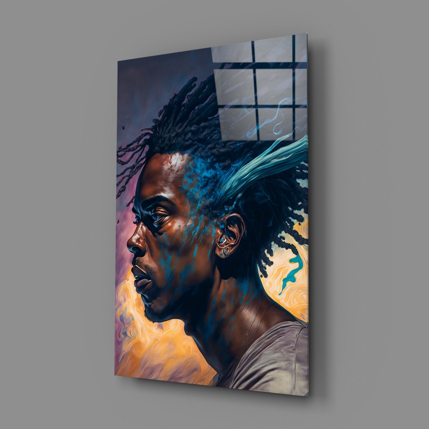 Roy Woods Glass Wall Art  || Designer Collection