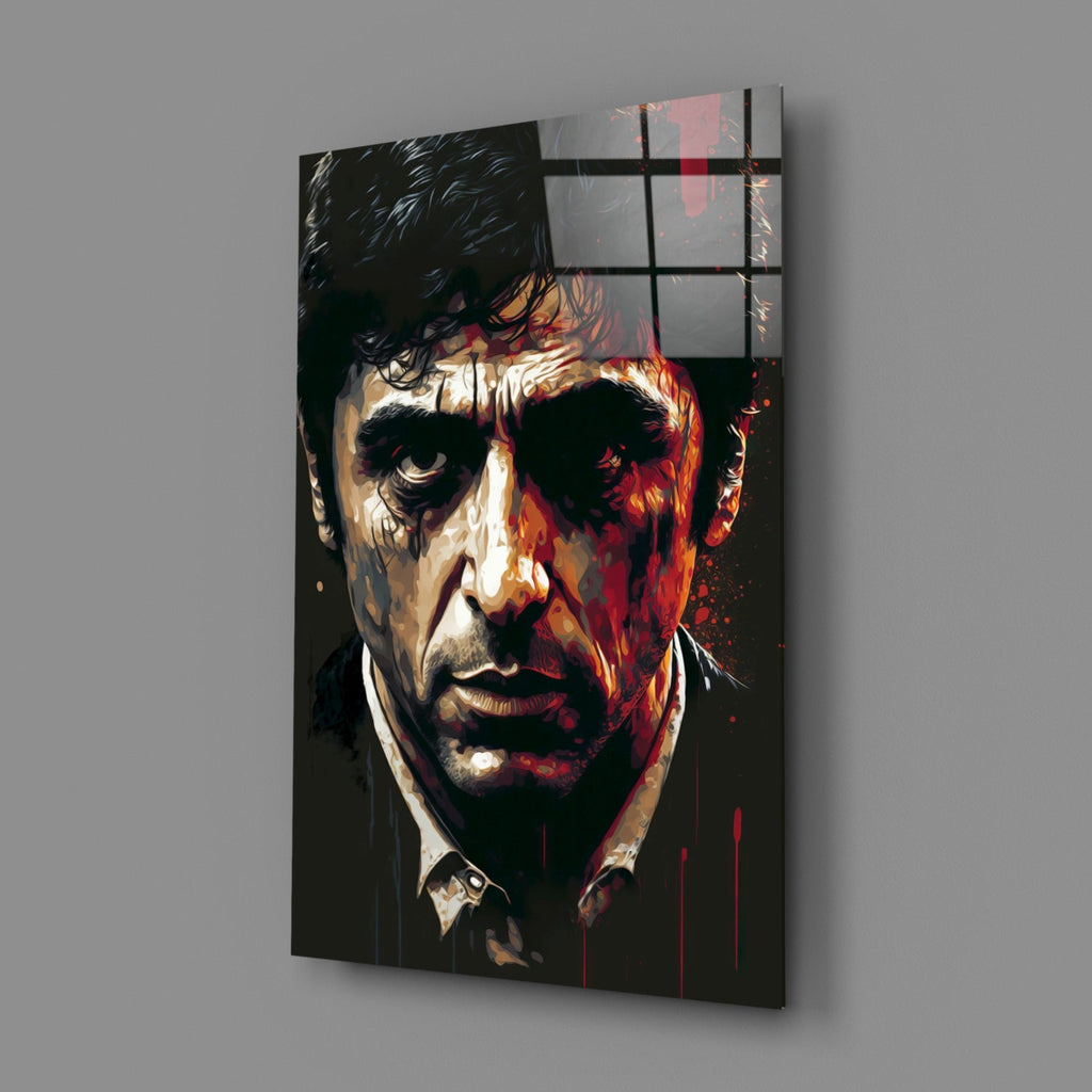 Al Pacino Glass Wall Art  || Designer Collection