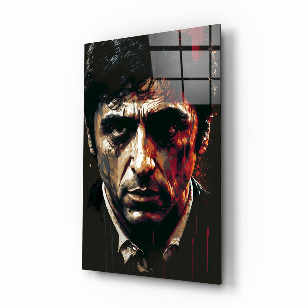 Al Pacino Glass Wall Art  || Designer Collection