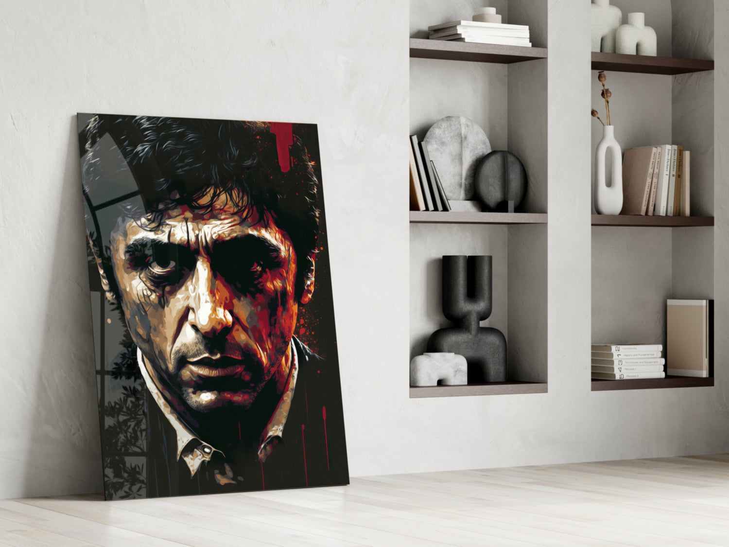 Al Pacino Glass Wall Art  || Designer Collection