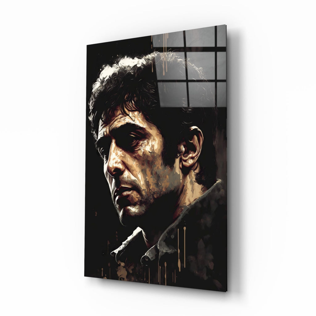 Al Pacino Glass Wall Art  || Designer Collection