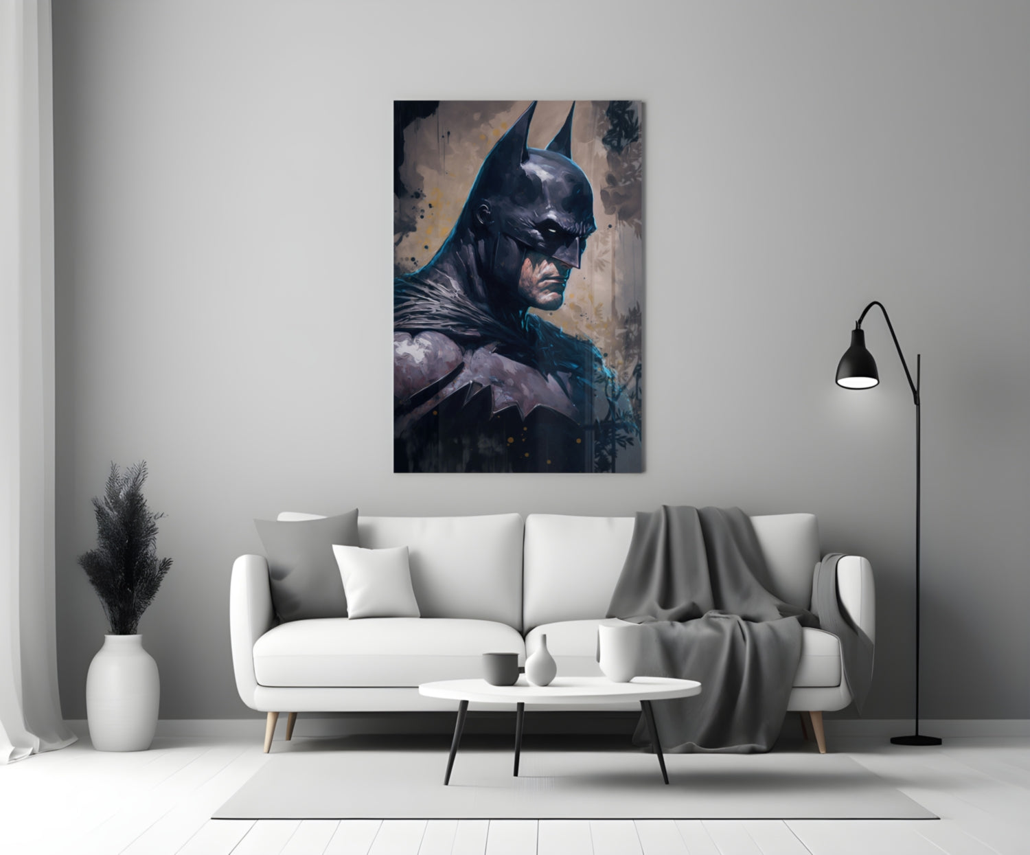 Batman Glass Wall Art  || Designer Collection
