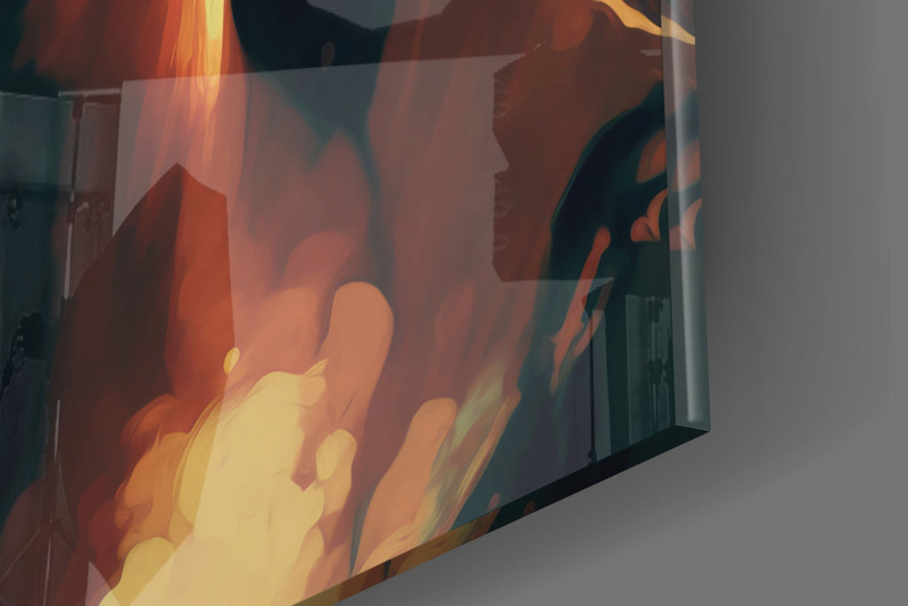 Fight Club - Tyler Durden Glass Wall Art  || Designer Collection