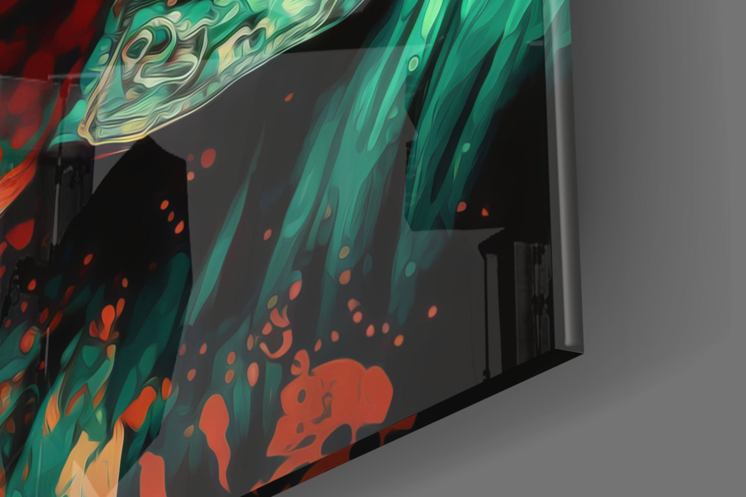 Fight Club - Tyler Durden Glass Wall Art  || Designer Collection