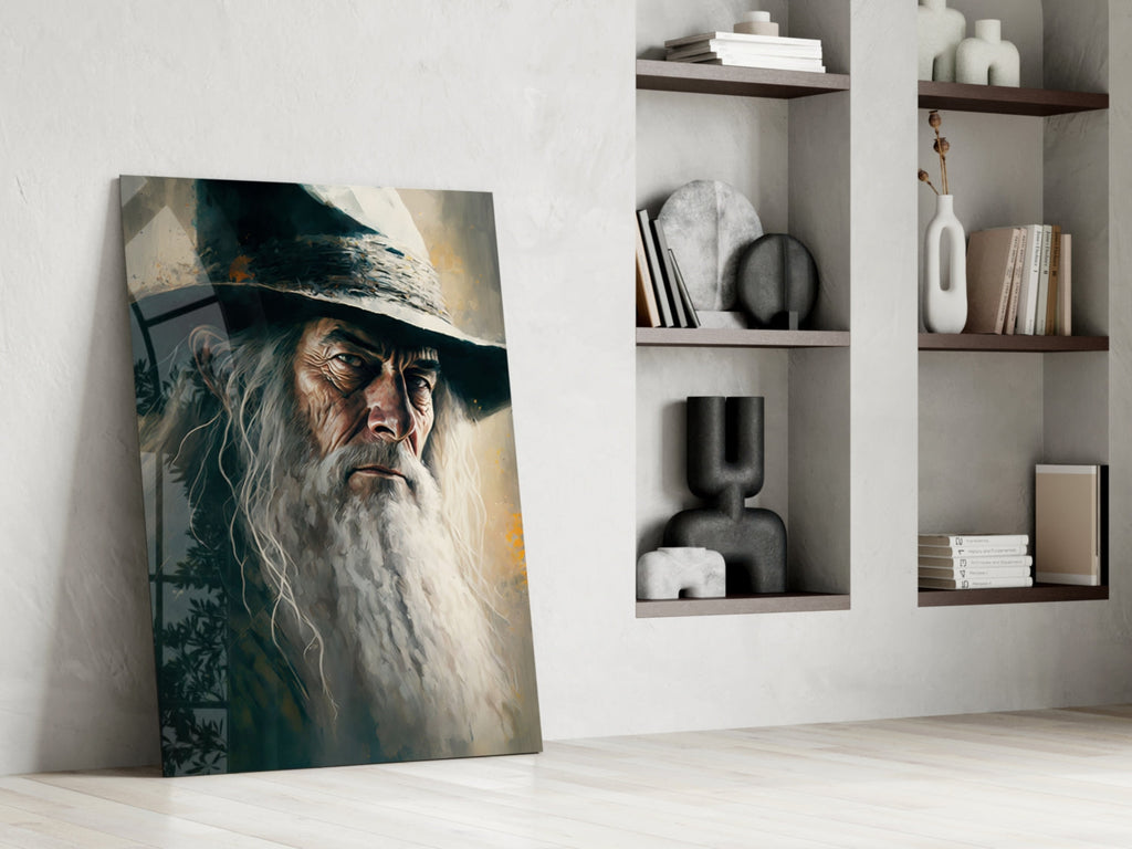 Gandalf Glass Wall Art  || Designer Collection