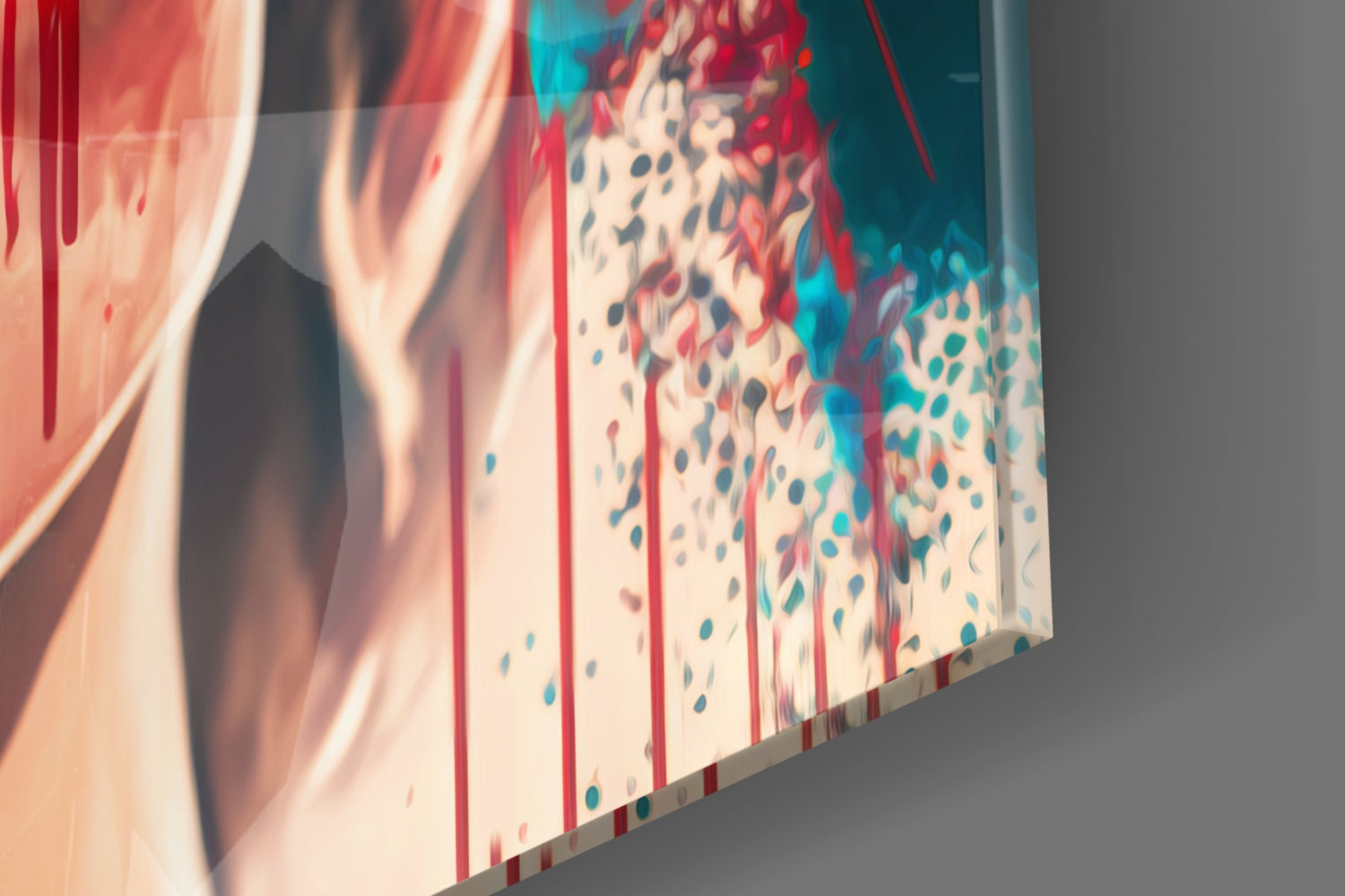 Harley Quinn Glass Wall Art  || Designer Collection