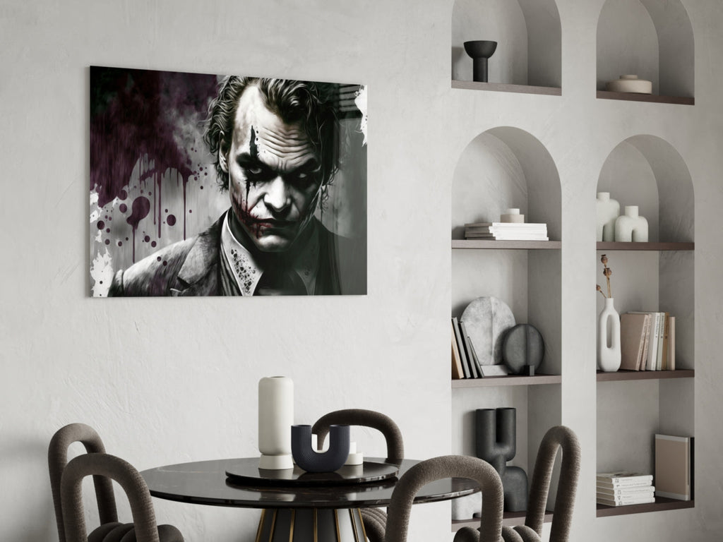 Joker Glass Wall Art  || Designer Collection