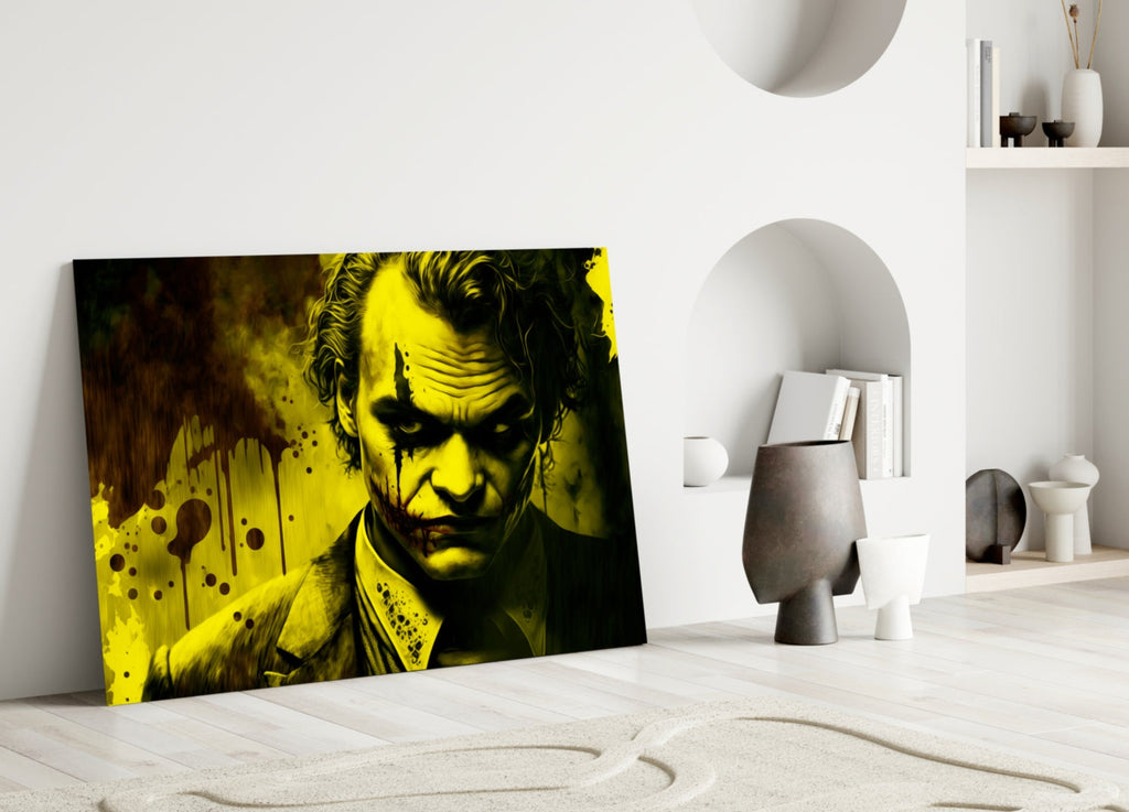 Joker Glass Wall Art  || Designer Collection