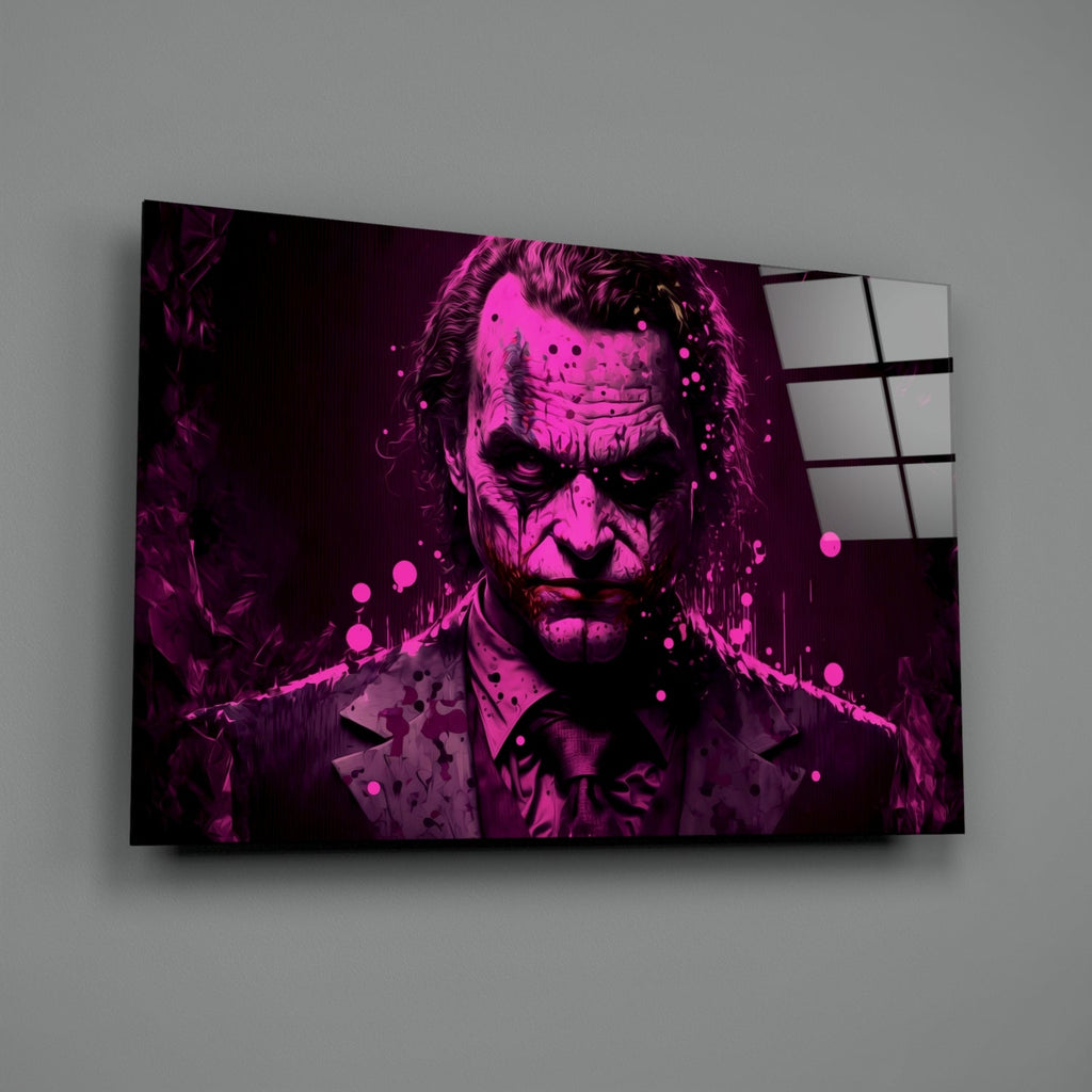 Joker Glass Wall Art  || Designer Collection
