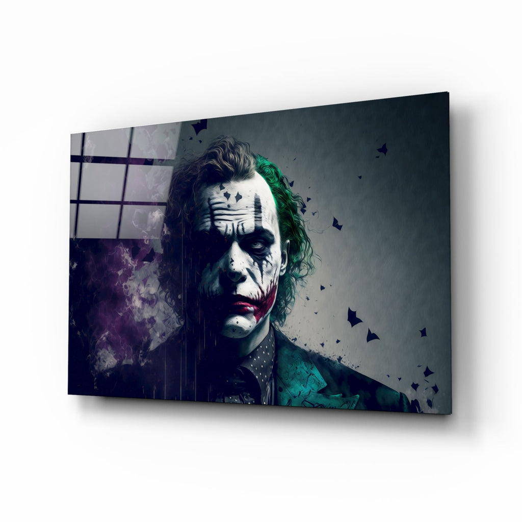 Joker Glass Wall Art  || Designer Collection