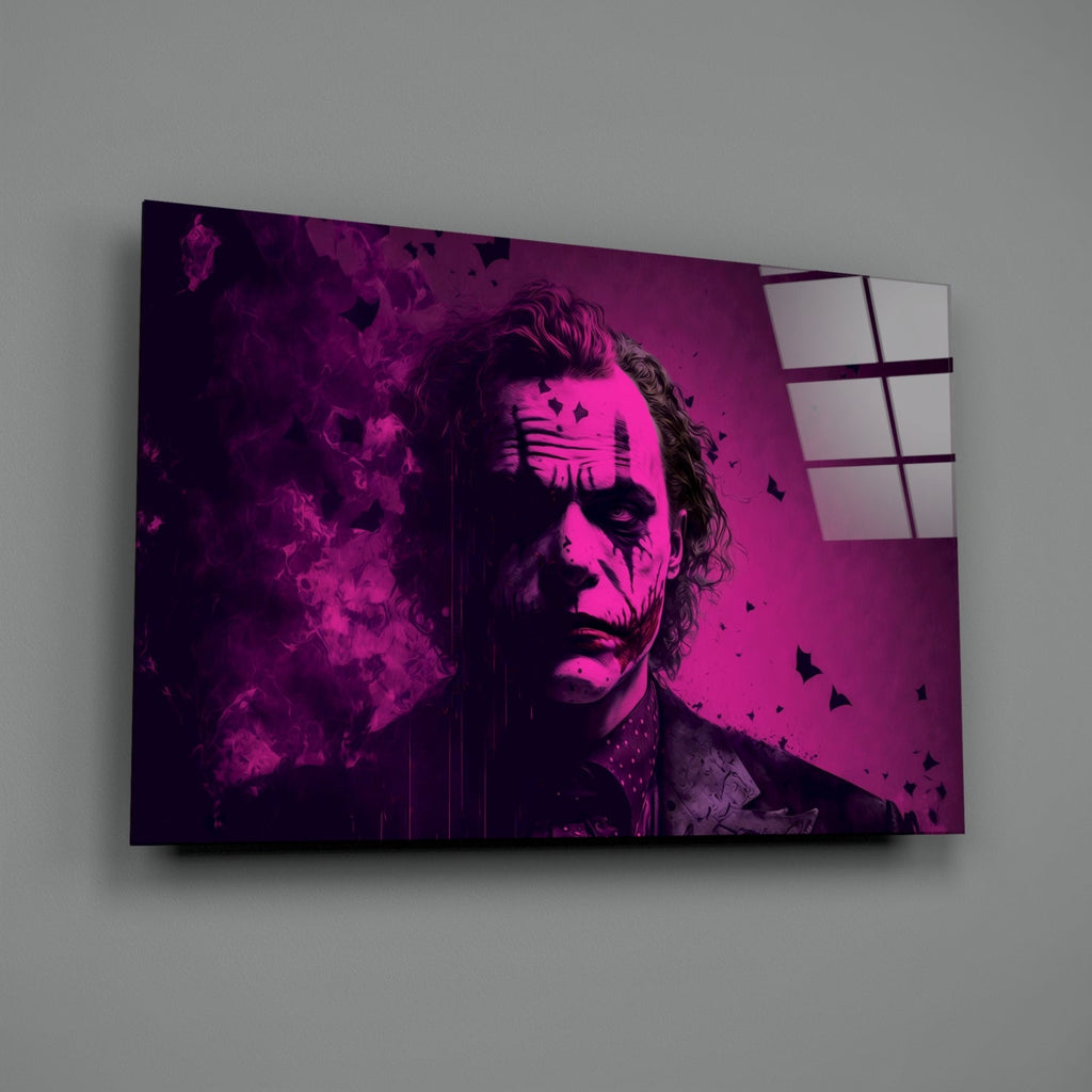 Joker Glass Wall Art  || Designer Collection