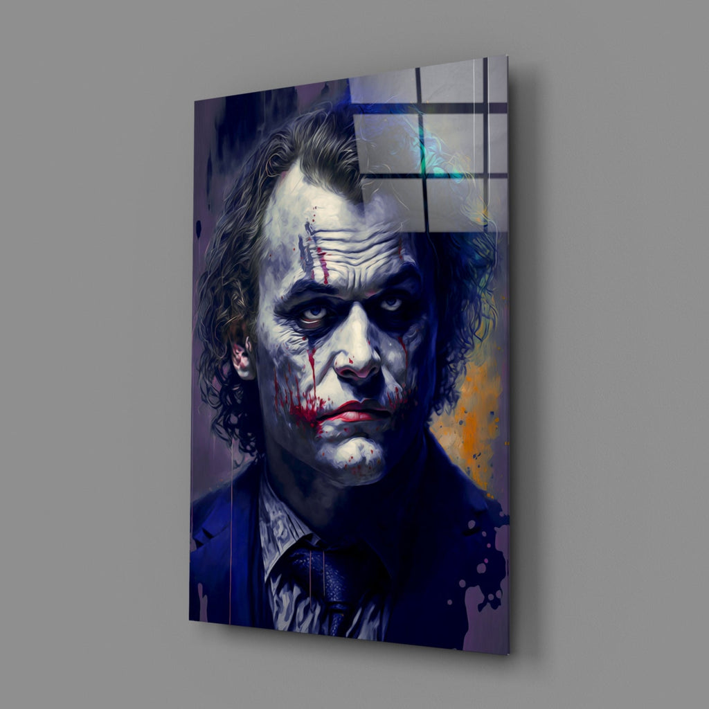 Joker Glass Wall Art  || Designer Collection