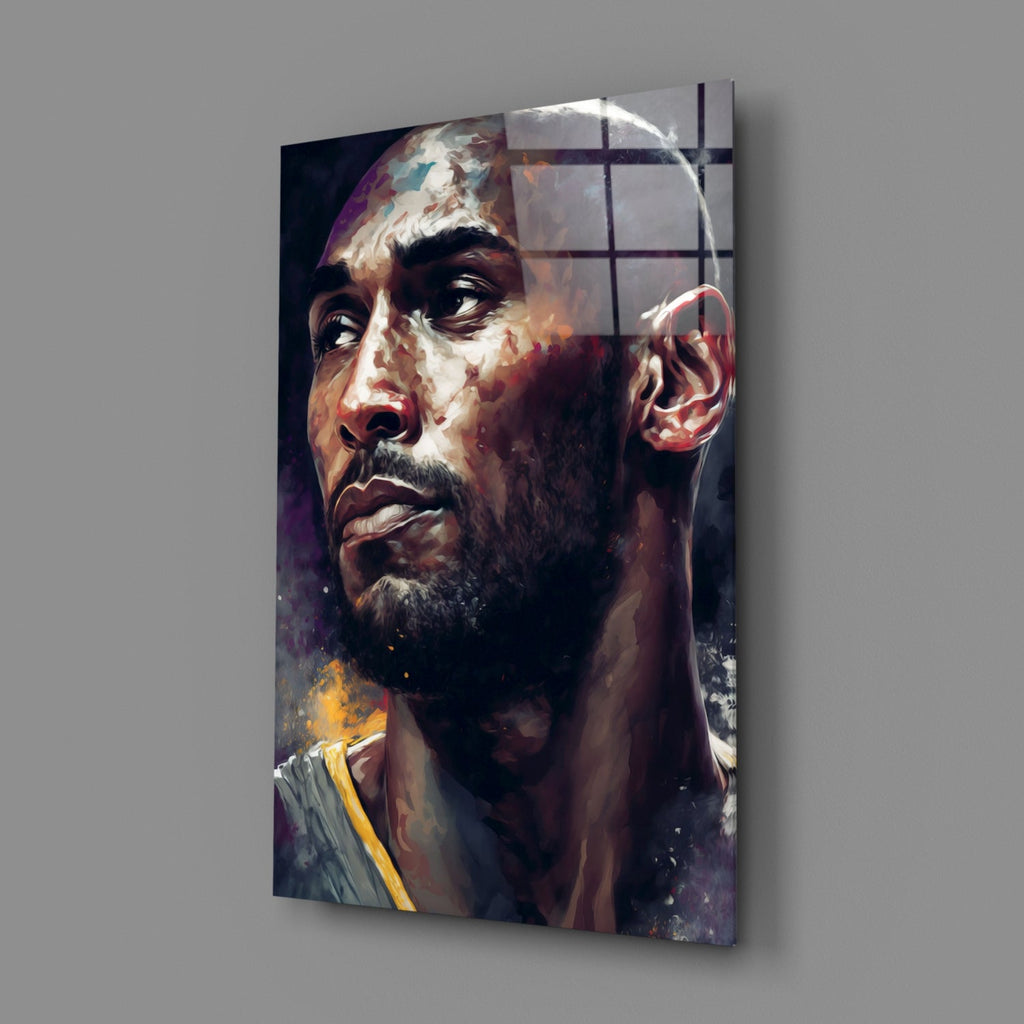 Kobe Bryant Glass Wall Art  || Designer Collection