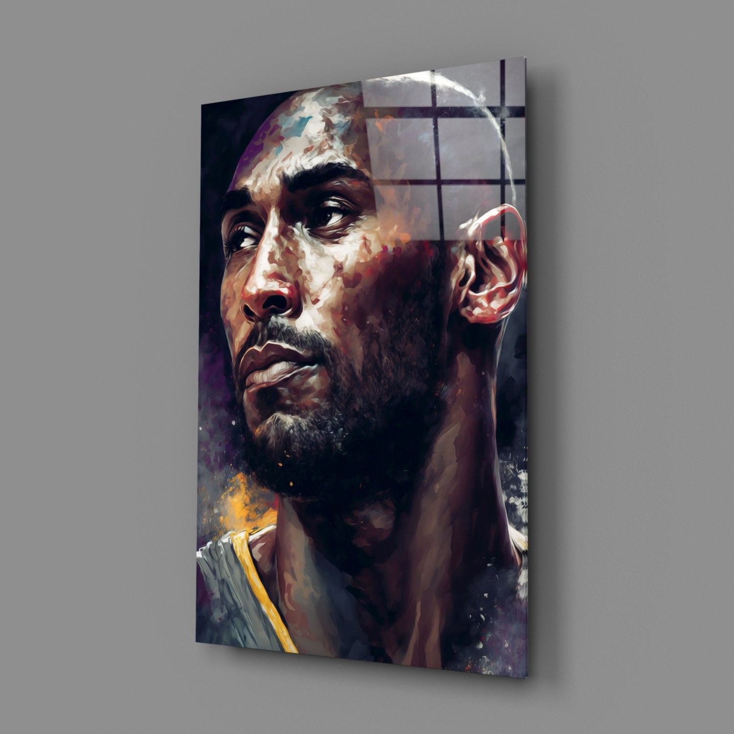 Kobe Bryant Glass Wall Art  || Designer Collection