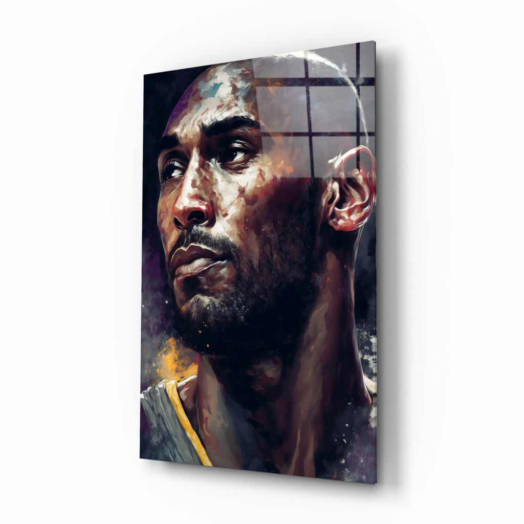 Kobe Bryant Glass Wall Art  || Designer Collection