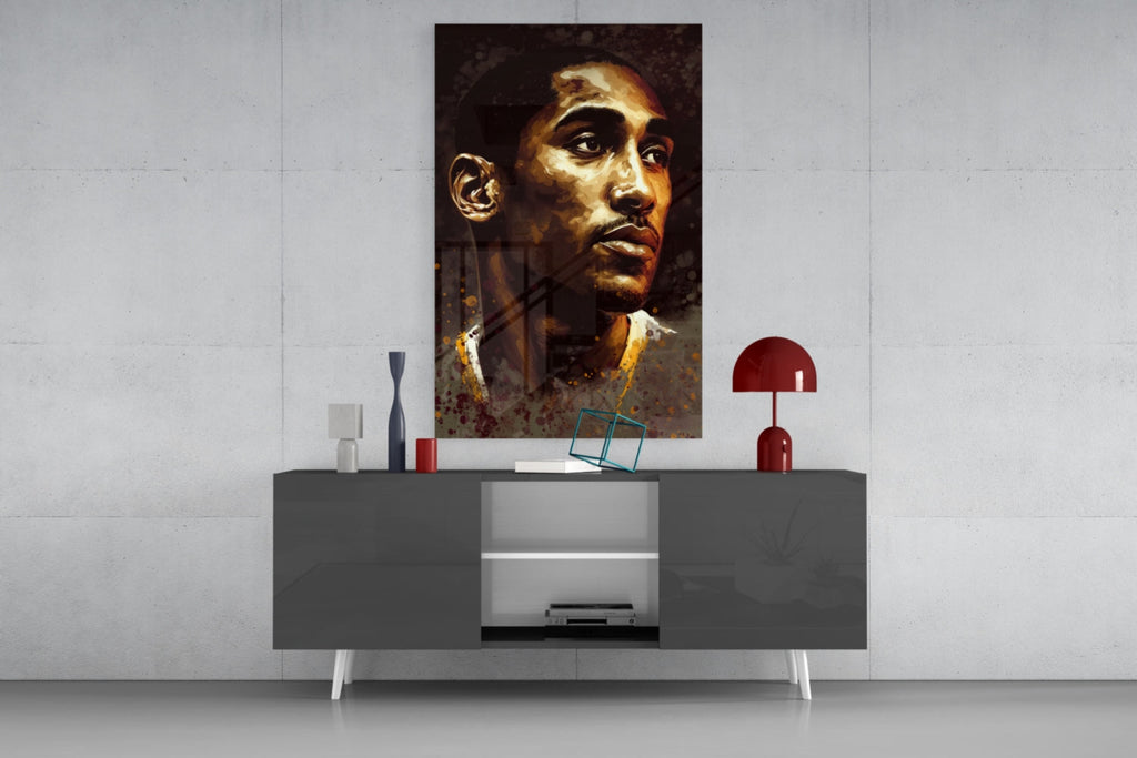 Kobe Bryant Glass Wall Art  || Designer Collection