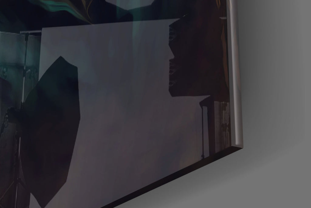 Leonardo da Vinci Glass Wall Art  || Designer Collection