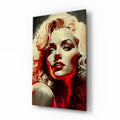 Marilyn Monroe Glass Wall Art  || Designer Collection