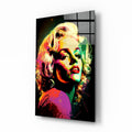 Marilyn Monroe Glass Wall Art  || Designer Collection