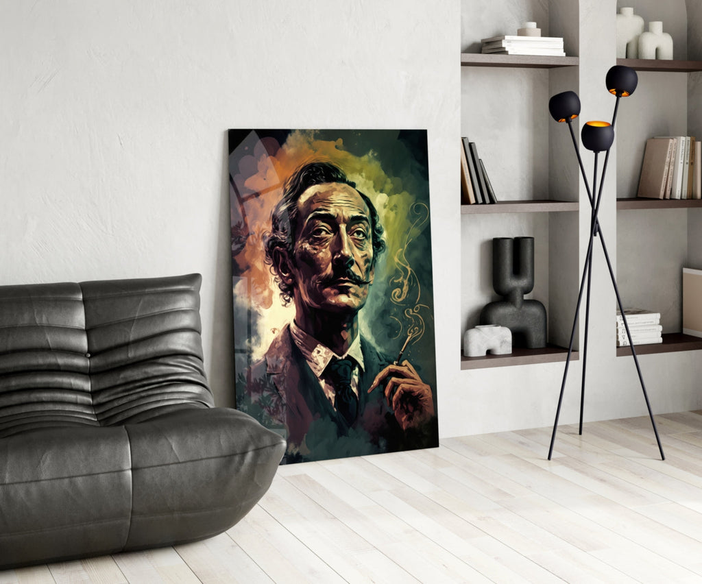 Salvador Dali Glass Wall Art  || Designer Collection
