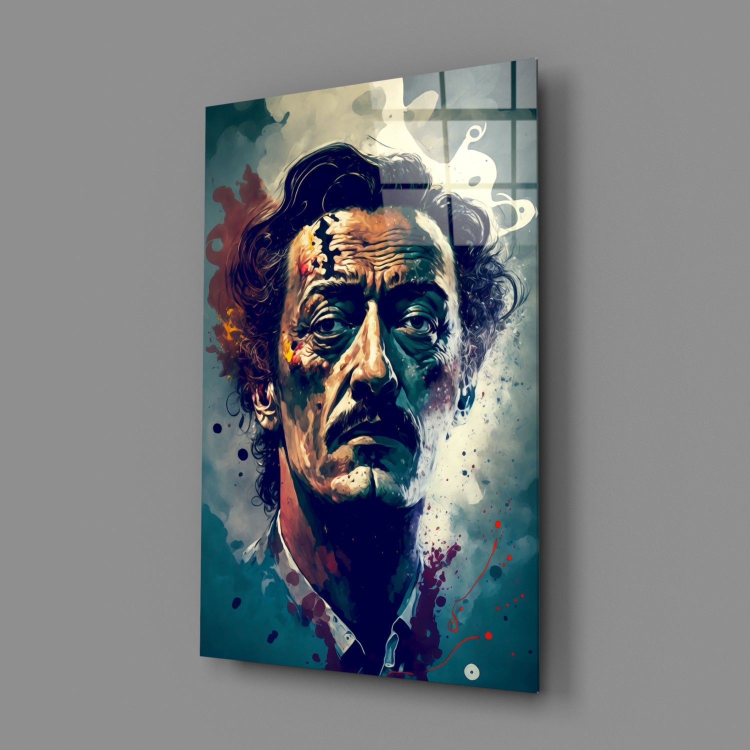 Salvador Dali Glass Wall Art  || Designer Collection