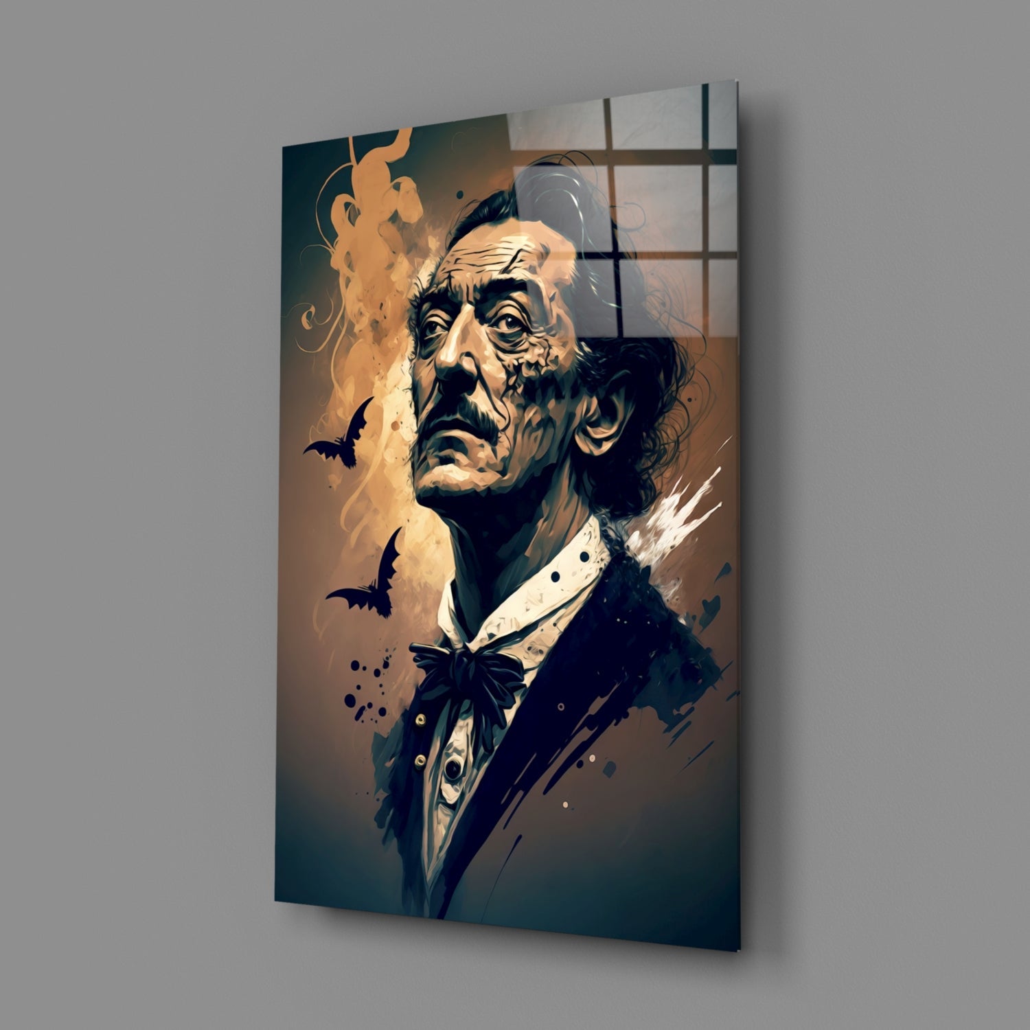 Salvador Dali Glass Wall Art  || Designer Collection